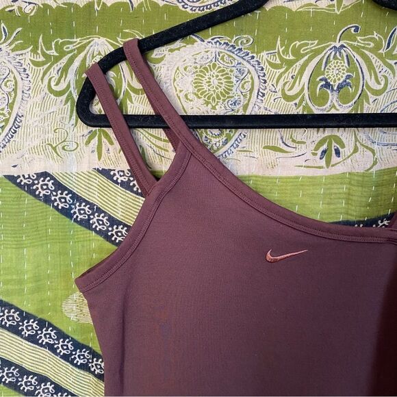 Nike Brown Everyday Mode Asymmetrical Tank Dress Size Medium - Picture 4 of 16